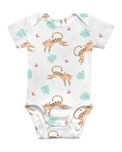 Tiger Party Baby Bodysuit
