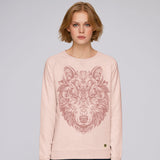 Wolf Mandala Sweatshirt Women