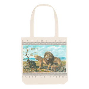 Lion Notes Tote Bag