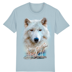 White Wolf Scene T-shirt kid