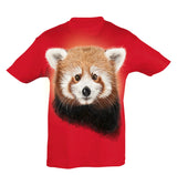 Red Panda Head T-Shirt Kids