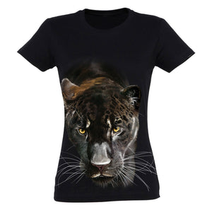Black Panther Face T-Shirt Women