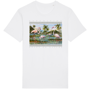 T-SHIRT  WOMEN "FLAMINGOS NOTES"