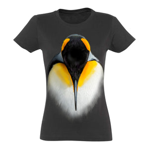 King Penguin Head T-Shirt Women