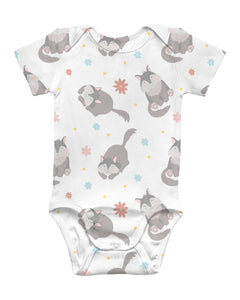 Wolf Party Baby Bodysuit