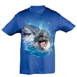 Dolphins Play T-Shirt Kids – Ralf Nature