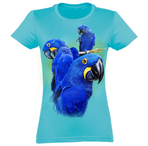 Blue Macaws T-Shirt Women
